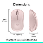 Logitech MK270 Wireless Keyboard and Optical Mouse Combo - Pink-Upgrade to Logitech MK540 Combo: Experience increased comfort with the MK540 combo, featuring scooped keys, palm rest, full-size mouse with soft rubber grips, and customizable shortcuts