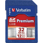 Verbatim 32GB  Premium SDHC Card-Requires SDHC host device