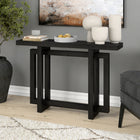 Hudson&Canal Breslow 44"W Console Table - Black Grain-Clean with a soft, dry cloth and no harsh chemicals or abrasive cleaning materials