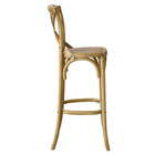 Modway Gear Bar Stool - Natural-Weight Capacity: 330 lbs.