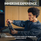 Logitech G920 Driving Force Racing Wheel for Xbox One & PC-Helical Gearing With Anti-Backlash