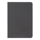 Letts 2026 Conscious Weekly/Monthly Planner with Embossed Cover - 8-1/4" x 5-5/6" - Slate - Multilingual-Week-to-view minimalist format with space for each day of the week