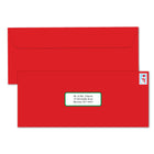 Geographics #10 Envelopes - Red - 40 Pack-Paper, 100 GSM