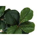 Monarch Specialties 32" Artificial Indoor Fiddle Tree - Floor - Black Pot-5 year limited warranty against manufacturer's defects