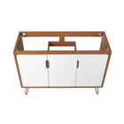 Modway Energize 48" Double or Single Sink Compatible Bathroom Vanity Cabinet - Cherry/White-7