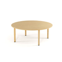Mitybilt Environ Round Table - 48" Diameter-Chewing gum resistant table backing
