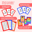 The Fidget Game Addition & Subtraction Card Pack-Encourages children to build confidence with simple equations