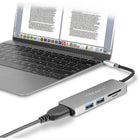 Aluratek USB Type-C Multimedia Hub and Card Reader with HDMI -Extended Screen Viewing