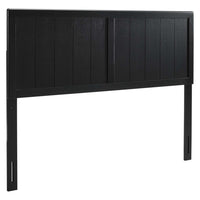 Modway Robbie Wood Full Headboard - Black-Full Wood Headboard