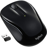 Logitech M325S 2.4 GHz Wireless Mouse with USB Receiver - Black-Designed for how you use the Web, the wireless mouse features the newest micro-precise scrolling that makes reading your Facebook, shopping Amazon or scrolling through Google searches easier