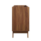 Modway Soma 48" Single or Double Sink Compatible Bathroom Vanity Cabinet - Walnut-Splayed Legs
