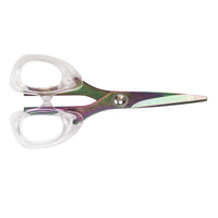 Pep Rally 5" Acrylic Scissors with Holographic Blade-5" pointed tip