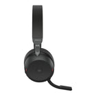 Jabra Evolve2 75-USB-A MS Stereo Headset-Materials used: Dual-foam leatherette cushion, Headband ultra soft foam covered in colour-matched leatherette, Metal slide arm