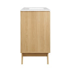 Modway Soma 48" Single Sink Bathroom Vanity - Oak/White-Wood Grain Finish