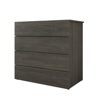 Nexera James 4-Drawer Dresser Chest - Bark Grey-4 convenient storage drawers for your clothes and personal belongings
