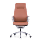 Nexten Pro Full Height Back Office Chair - Brown-Premium genuine leather office Chair