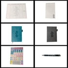 Wamaco Pineapple Passionate Planner Collection - Teal Planner, Grey Journal, Stickers, Notepad, Weekly Deskpad, Pen-Compact – The journal and planner in this set are both hard cover and small enough to fit into most bags or purses. This makes them perfect for those people on the go.