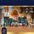 LEGO Harry Potter Knockturn Alley Wizarding Shops-8 minifigures, plus a Dog Patronus, for endless pretend play