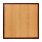 Flash Furniture 30" Square 2-Tone High-Gloss Cherry / Mahogany Resin Table Top with 2" Thick Drop-Lip-Restaurant Dining Table Top