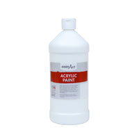 Handy Art Acrylic Paint - Titanium White - 946 mL-High quality, economical classroom acrylic