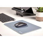 Fellowes Breyta XL Mousepad with HEX Cushion - Blue-Durable flat-stitch edges prevent fraying