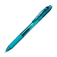 Pentel EnerGel-X Retractable Gel Roller - (0.5mm) Needle Tip - Turquoise Ink-EnerGel ink writes more smoothly than the leading brand* (*Internally tested to be smoother writing than the leading gel pen on standard writing paper)
