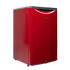 Danby 4.4 cu. ft. Contemporary Classic Compact Fridge - Black/Metallic Red-Environmentally friendly R600a refrigerant