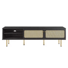 Modway Cambria 70" TV Stand - Black-Non-Marking Foot Caps