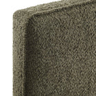 Modway Lindee Boucle Fabric Twin Headboard - Sage-Assembly Required