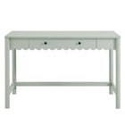 Modway Emmeline 47.64" 1-Drawer Scallop Writing Desk - Sage-7