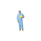 Lakeland Coverall, Hood Pyrolon Plus 2, Medium, Blue, 10 Pack (07428B-M-ReFTECH)-Material: Pyrolon