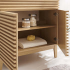 Modway Render 36" Bathroom Vanity Cabinet - Oak-Sink Basin and Fixtures Not Included