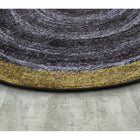 Joy Carpets Feeling Natural Area Rug- 7'7" Round - Slate-SoftFlex Backing eliminates wrinkles and rugs lie flat