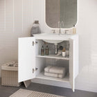 Modway Bryn 24" Wall-Mount Bathroom Vanity - White-Wall-Mount Design