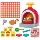 Play-Doh Stamp & Spin Pizza Playset-Stamp a make-believe crust: Place Play-Doh compound in the toy pizza oven and press the button on top to make a pretend crust come spinning out 
