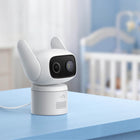 eufy Security C31 Solo Wired Security Camera - White-Dual External Antennas for 24/7 Stable RecordingL Enjoy uninterrupted 24/7 recording thanks to dual external antennas, providing stronger, more stable Wi-Fi connections even over long distances. Continuous wired power ensures your camera never stops running, so every moment is reliably captured and you're always protected