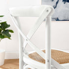 Modway Gear Counter Stool - White-Weight Capacity: 330lbs.