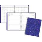 Mead 2026-27 Dragonfly Weekly/Monthly Hard Cover Planner - 11" x 9" - Multicolour - Bilingual-Twin coil binding