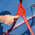 Soozier Pitch Back 5 Angles Adjustable Rebounder Net -The white net is fixed by 24 strands of PE rope