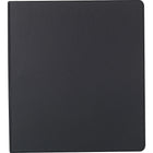 Staples Heavy-Duty Binder with D-Rings - 1" - Black-Back-mounted rings allow pages to lie flat