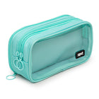 ZIPIT Half & Half 3 Pocket Pencil Case - Teal-Half & Half Pencil Case can hold up to 70 pens and pencils
