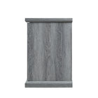 Manhattan Comfort Franklin 60" Modern Fireplace - Black and Grey - Set of 2-Warning: Do Not Touch Hot Surface. Keep Electrical Cords, drapery, furnishings, and Other Combustibles At Least 3 Feet Away From the Front of the Heater, and Away From the Side and Rear. UL. Certified. FCC Certified