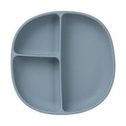 b.box Silicone Plate + Lid - Ocean-Strong non-slip silicone suction base that lasts – pull tab to release
