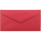JAM Paper Monarch Envelopes, 3.88 x 7.5, Brite Hue Red Recycled, 100 Pack (151014g)-Christmas red
