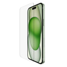 Belkin iPhone 16 Plus/15 Plus/14 Pro Max Screen Protector - Tempered Glass - Antimicrobial-Treated - Clear-Advanced Defense against scratches. Protect your new iPhone with slim, high-quality Japanese tempered glass. Rigorous testing proves a hardness rating of 9H** — the highest level of scratch protection available.