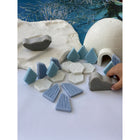 Yellow Door Scenery Stones Polar Play 18-Piece Set-Set contains 18 stones - 6 each of 3 designs.