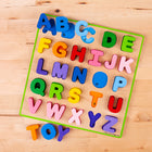 Bigjigs Toys Chunky Alphabet Puzzle - Uppercase-Helps develop matching, recall and recognition skills from an early age