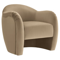 Modway Compose Performance Velvet Accent Chair - Taupe-Versatile Accent Chair