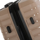 Air Canada Jasper 28" Hardside Check-in Spinner Luggage  - Champagne-Fully lined interior includes a zippered divider, compression straps, a zippered mesh pocket, and 2 shoe pockets