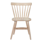 Zuo Tyce Dining Chair - Natural - Set of 2-Whitewashed rubberwood leg